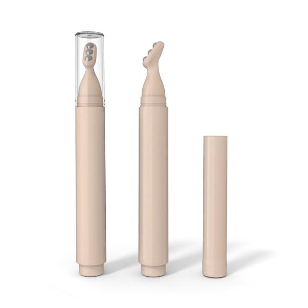 Refillable Airless Pen with Tri-Roller Ball Applicator - 1061BF-9