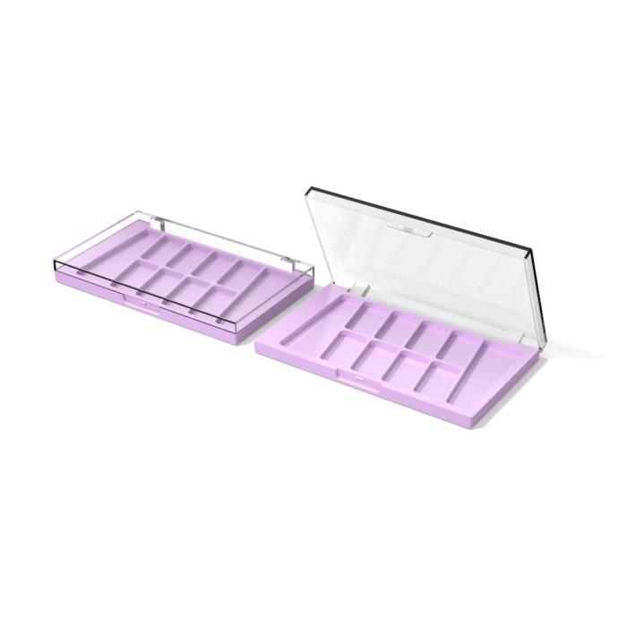 Rectangle Compact with Clear Lid-8 or 10 wells